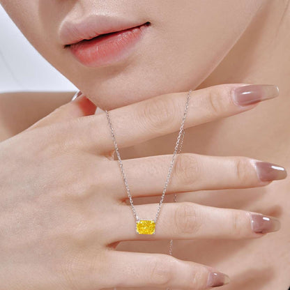 [Love Aura]Luxurious Square Shape Colorful Necalack
