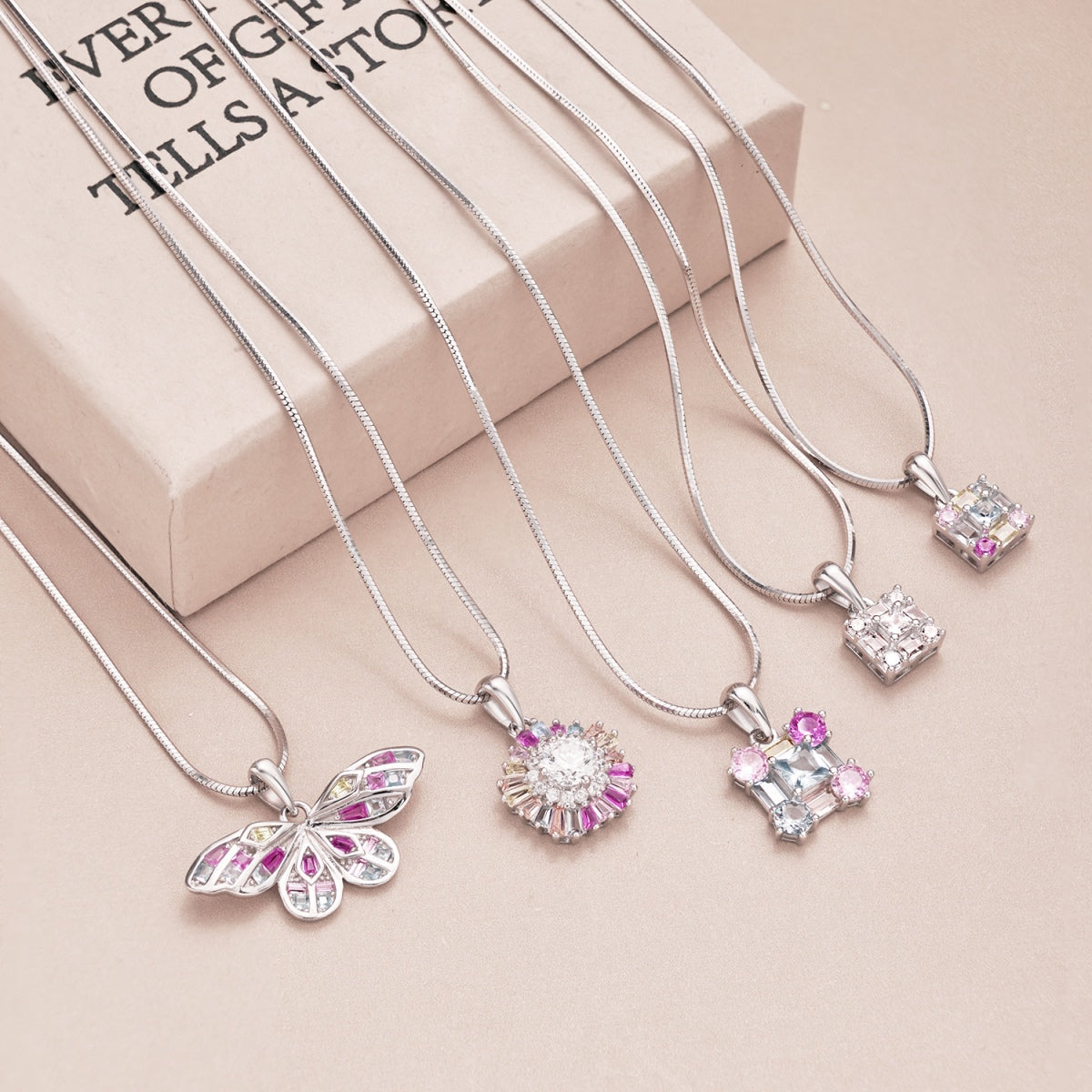 [Love Aura]Charming Flower Colorful Necklace