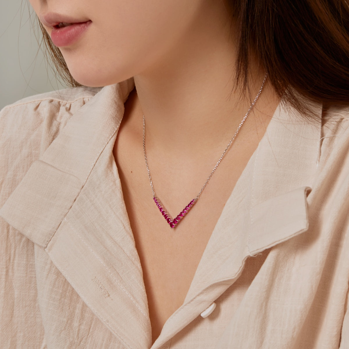 [Love Aura]Ornate Round Cut Necklace