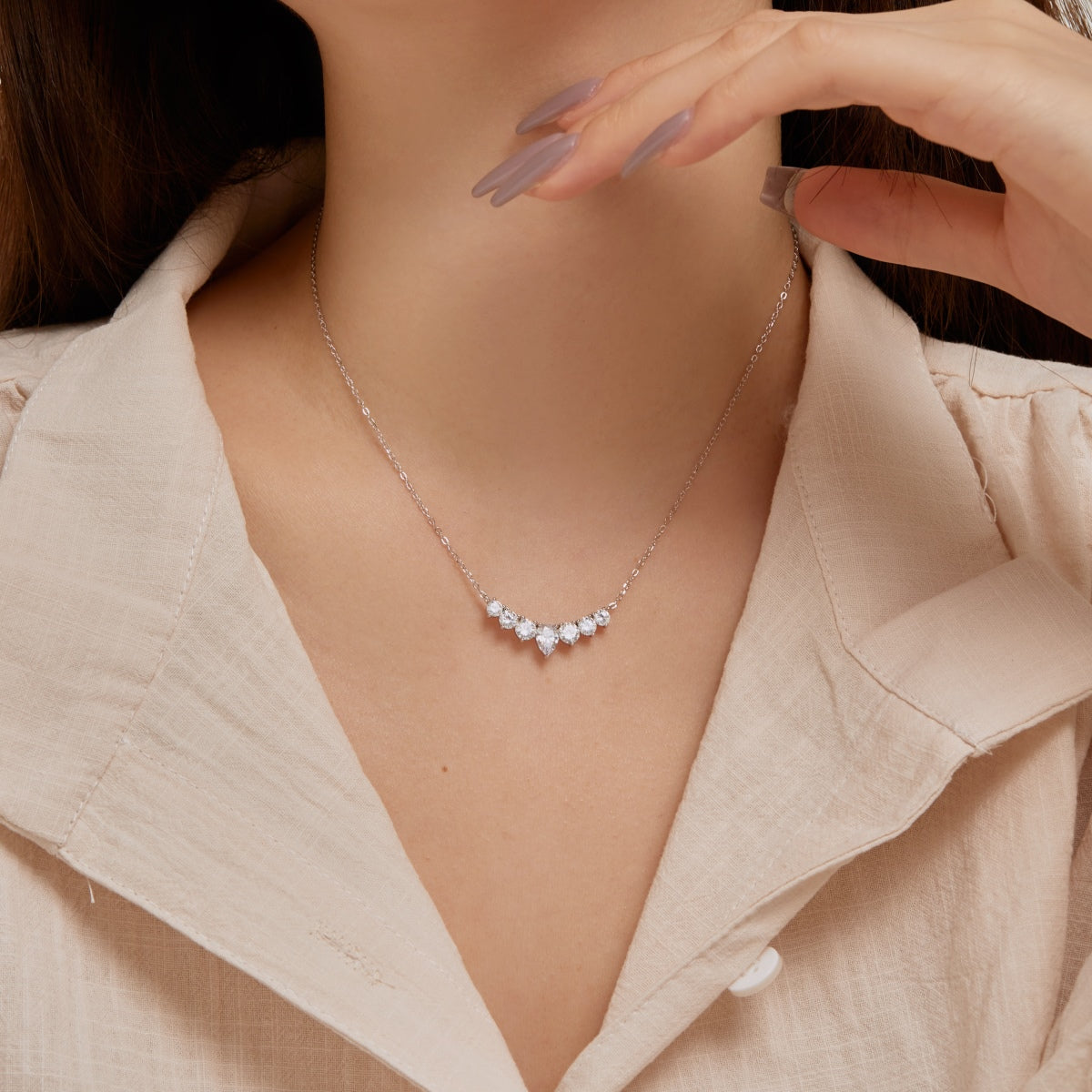 [Love Aura]Dainty Colorful Heart Necklace