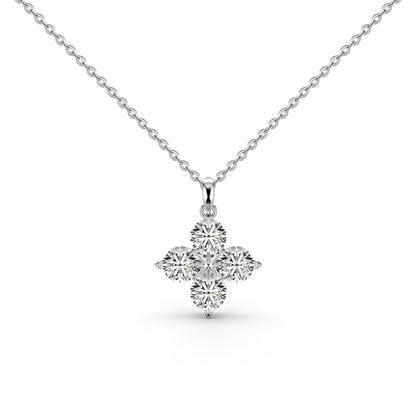 [Love Aura]Four-Leaf Clover And Eight-Pointed Star Necklace