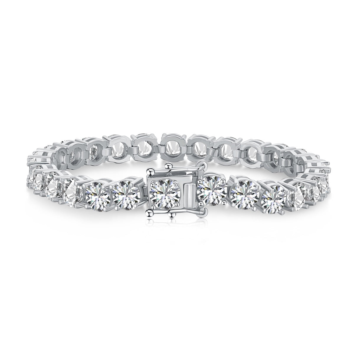 [Love Aura]0.75 Carat Dazzling Round Cut Wedding Bracelet