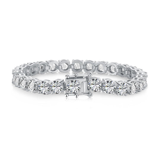 [Love Aura]0.75 Carat Dazzling Round Cut Wedding Bracelet