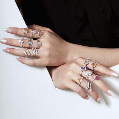 [Love Aura]Unique Vivid Snake Shape Daily Ring