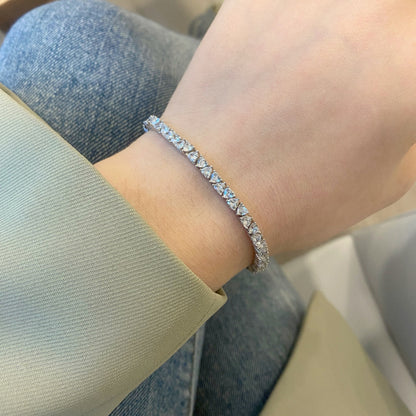 [Love Aura]Dazzling Romantic Heart Shape Lover Bracelet