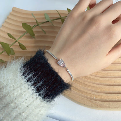 [Love Aura]Dazzling Unique Multi Shape Lover Bracelet