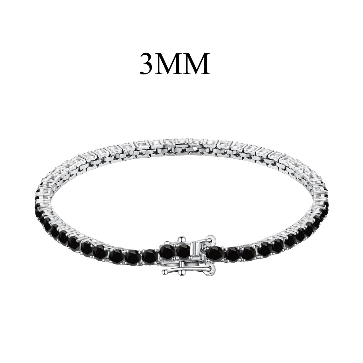 [Love Aura]Radiant Colorful Round Cut Party Bracelet