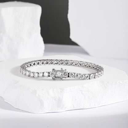 [Love Aura]Radiant Colorful Round Cut Party Bracelet