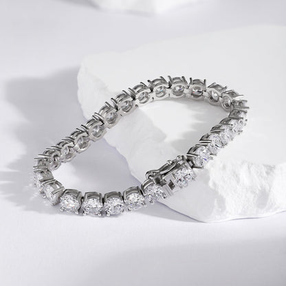 [Love Aura]0.75 Carat Dazzling Round Cut Wedding Bracelet