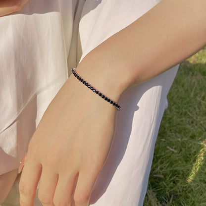 [Love Aura]Radiant Colorful Round Cut Party Bracelet