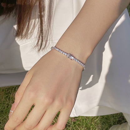 [Love Aura]Radiant Colorful Round Cut Party Bracelet