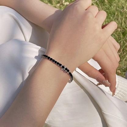 [Love Aura]Radiant Colorful Round Cut Party Bracelet
