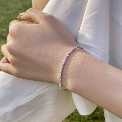 [Love Aura]Radiant Colorful Round Cut Party Bracelet