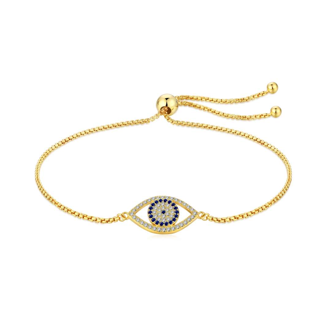 [Love Aura]Dazzling Eye Shape Necklace