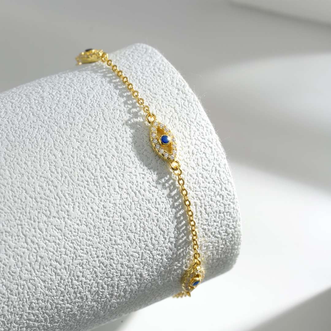 [Love Aura]Evil Eye Shape Pendent Necklace