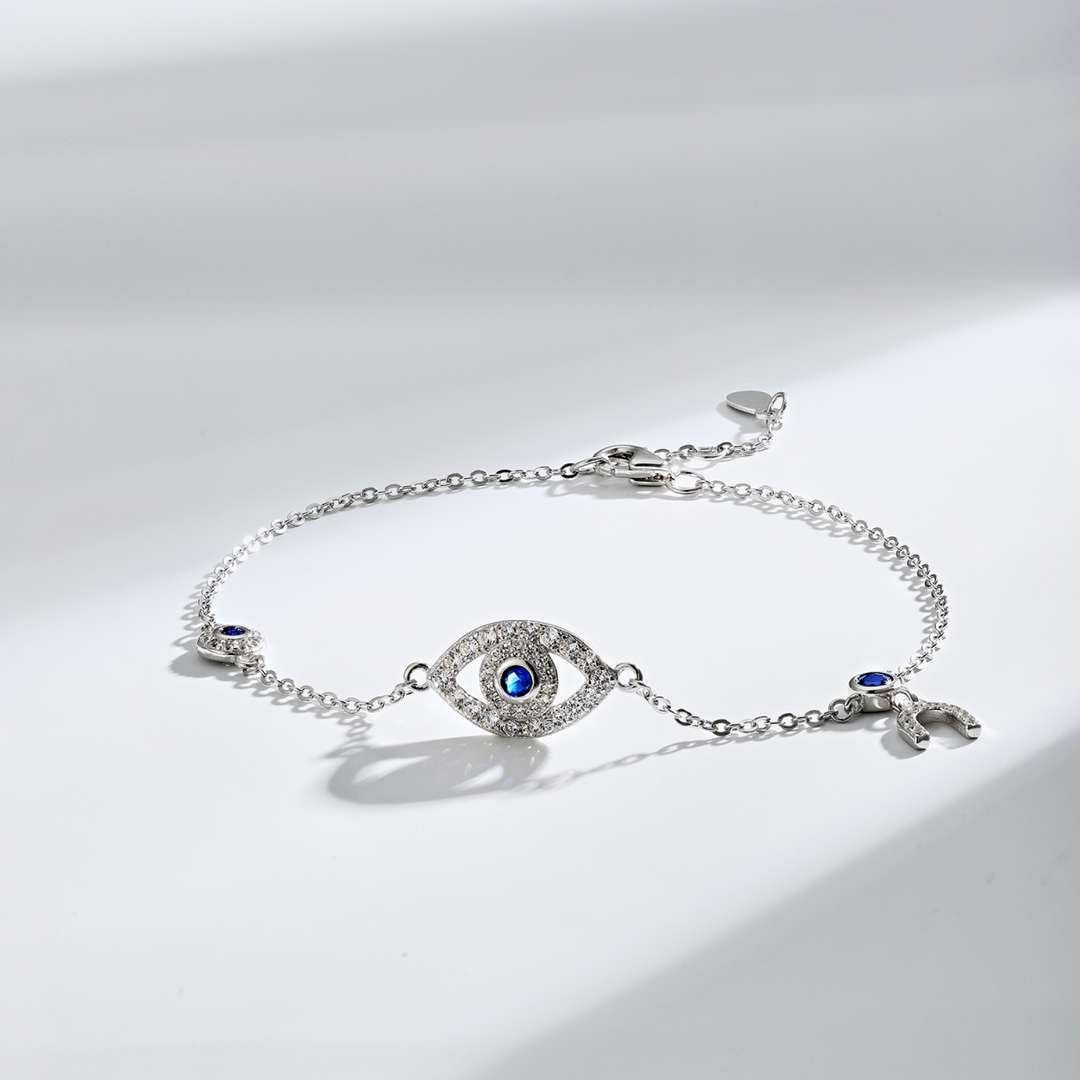 [Love Aura]Dainty Eye Shape Necklace