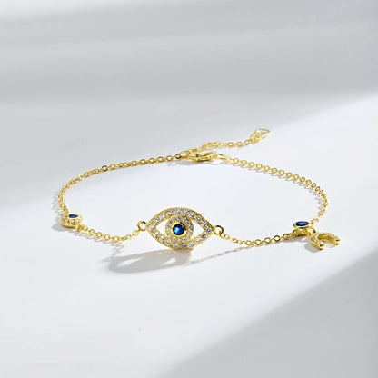 [Love Aura]Dainty Eye Shape Necklace
