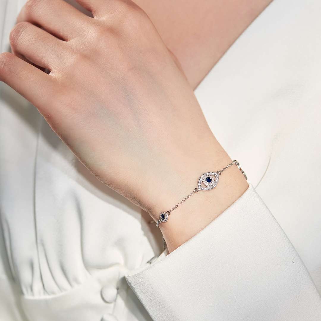 [Love Aura]Dainty Eye Shape Necklace