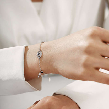 [Love Aura]Dainty Eye Shape Necklace