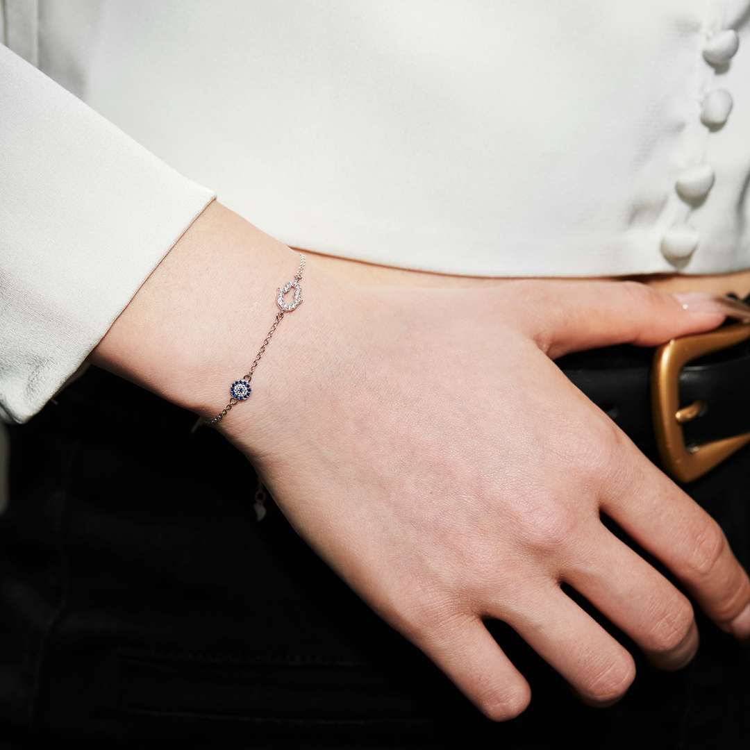 [Love Aura]Gost Shape & Round Shape Necklace