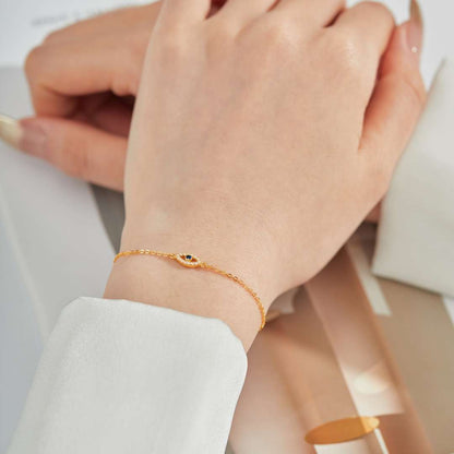 [Love Aura]Evil Eye Shape Necklace