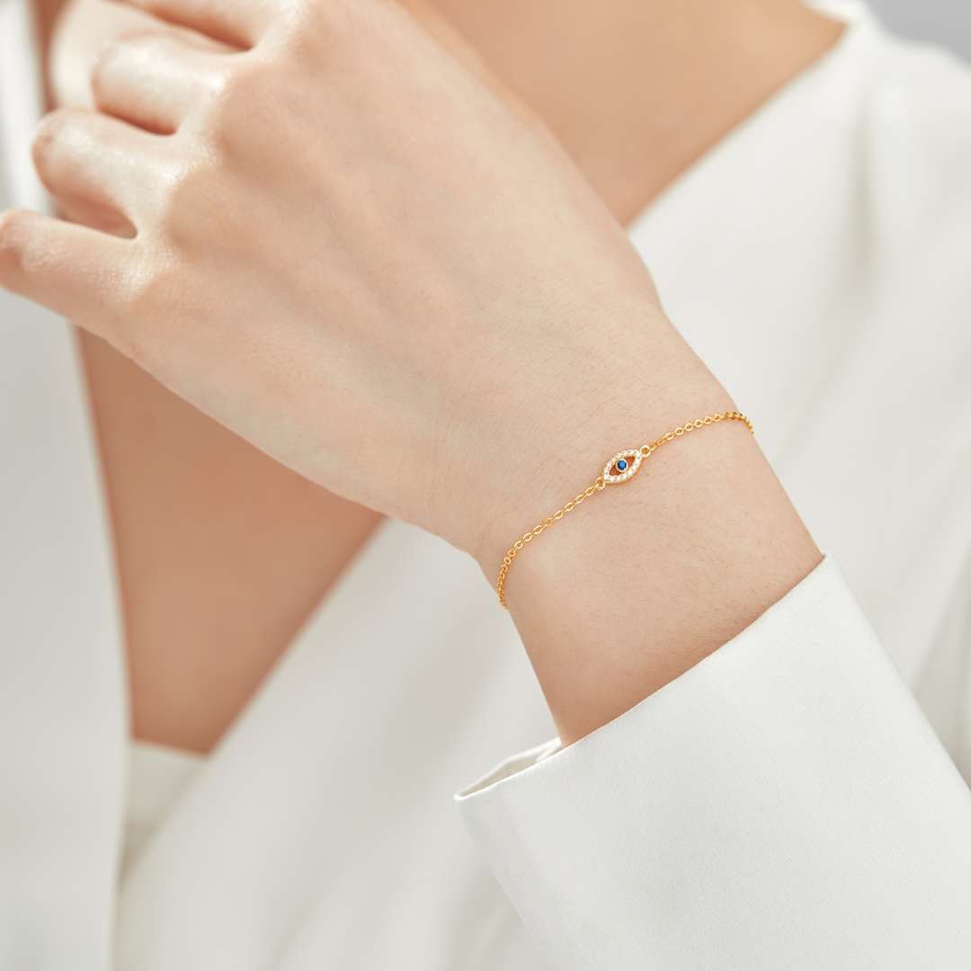 [Love Aura]Evil Eye Shape Necklace