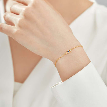 [Love Aura]Evil Eye Shape Necklace