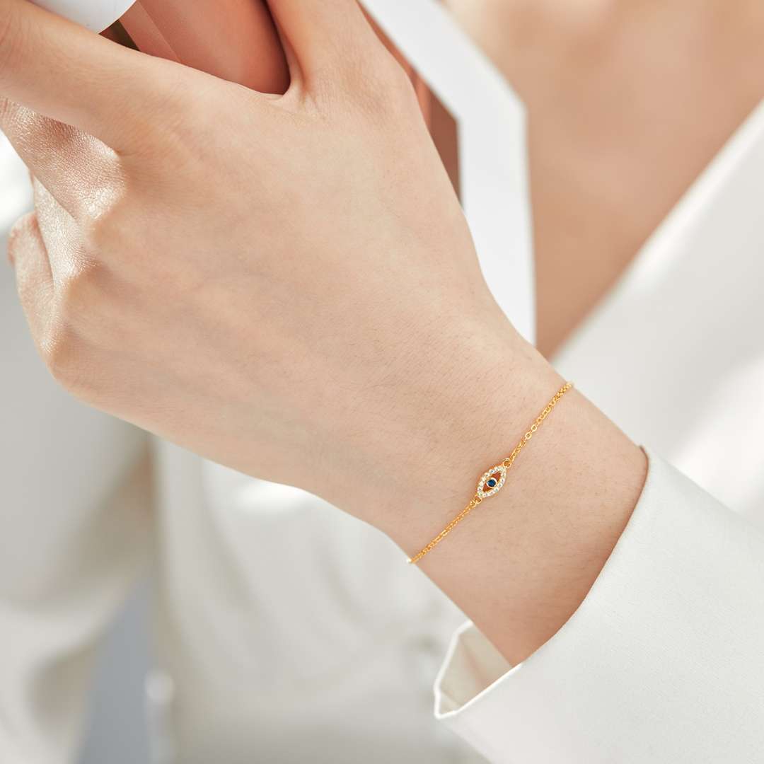 [Love Aura]Evil Eye Shape Necklace