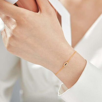 [Love Aura]Evil Eye Shape Necklace