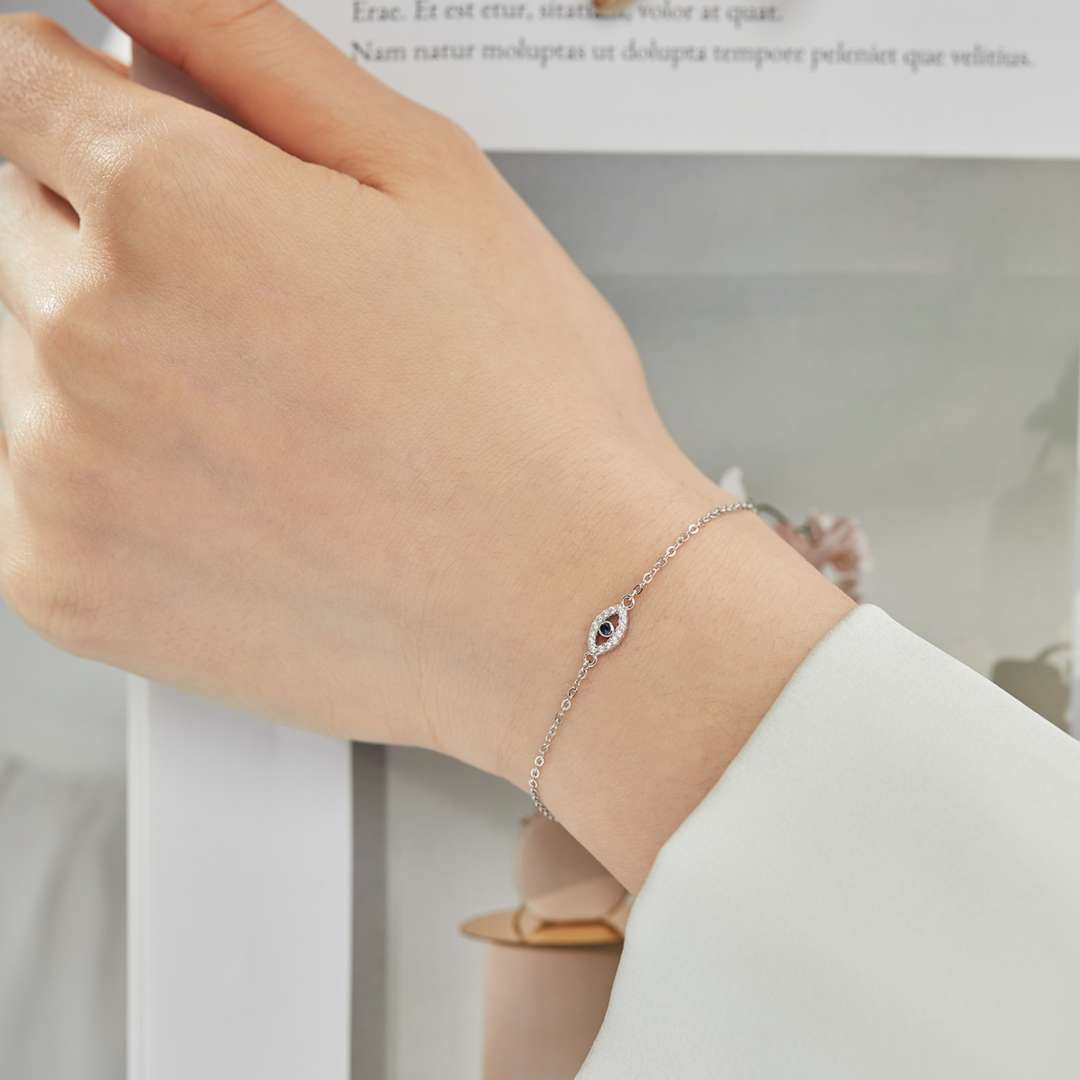 [Love Aura]Evil Eye Shape Necklace