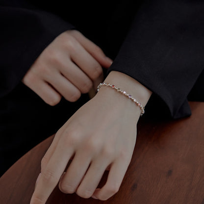 [Love Aura]Sparkling Exquisite Round Cut Party Bracelet