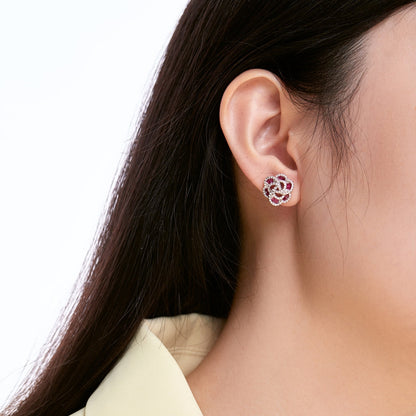 [Love Aura]Exquisite Flower Shape Daily Earrings