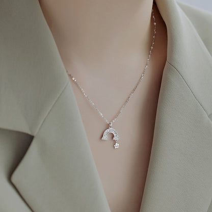 [Love Aura]Unique Rainbow Star Necklace