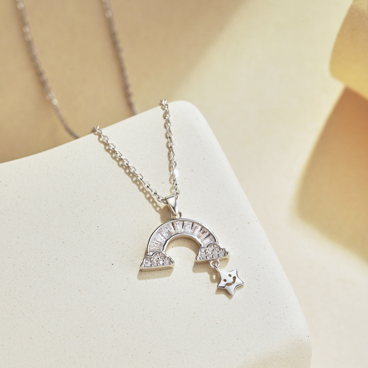 [Love Aura]Unique Rainbow Star Necklace