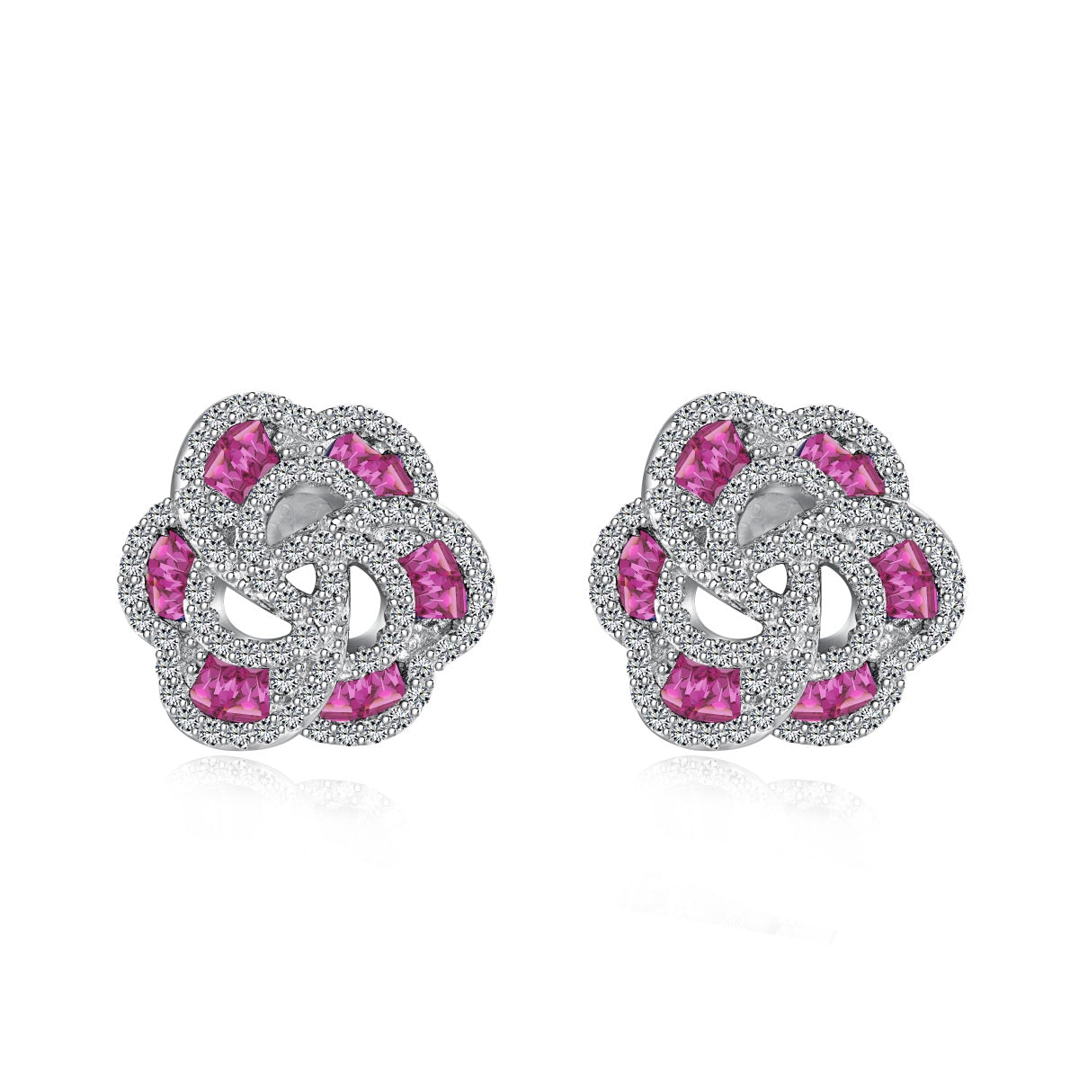 [Love Aura]Exquisite Flower Shape Daily Earrings