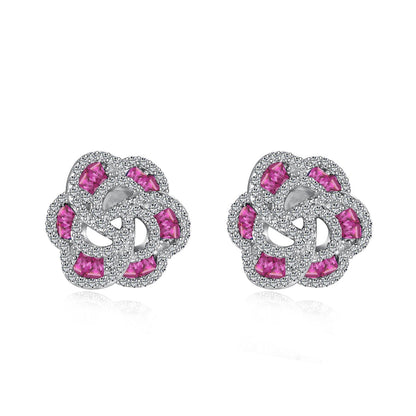 [Love Aura]Exquisite Flower Shape Daily Earrings