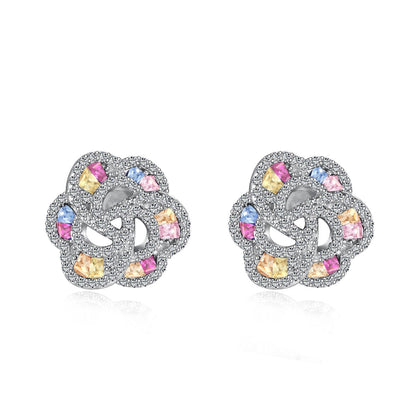 [Love Aura]Exquisite Flower Shape Daily Earrings