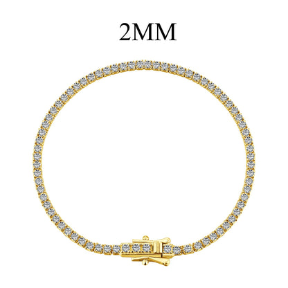 [Love Aura]Radiant Colorful Round Cut Party Bracelet