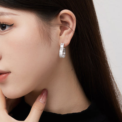 [Love Aura]Radiant Heart Cutout Earrings
