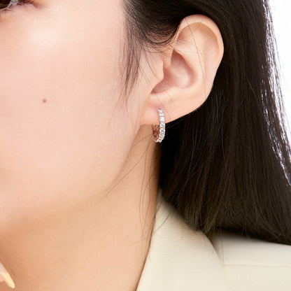 [Love Aura]Radiant Colorful Round Cut Earrings