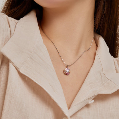 [Love Aura]Charming Flower Colorful Necklace