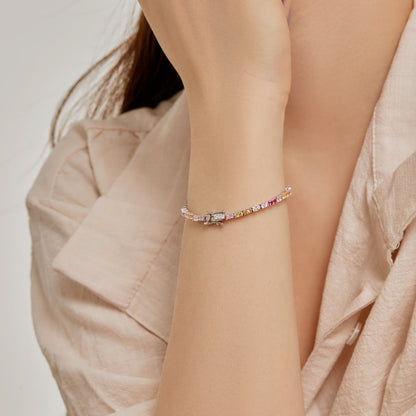 [Love Aura]Delicate Romantic Heart Shape Lover Bracelet