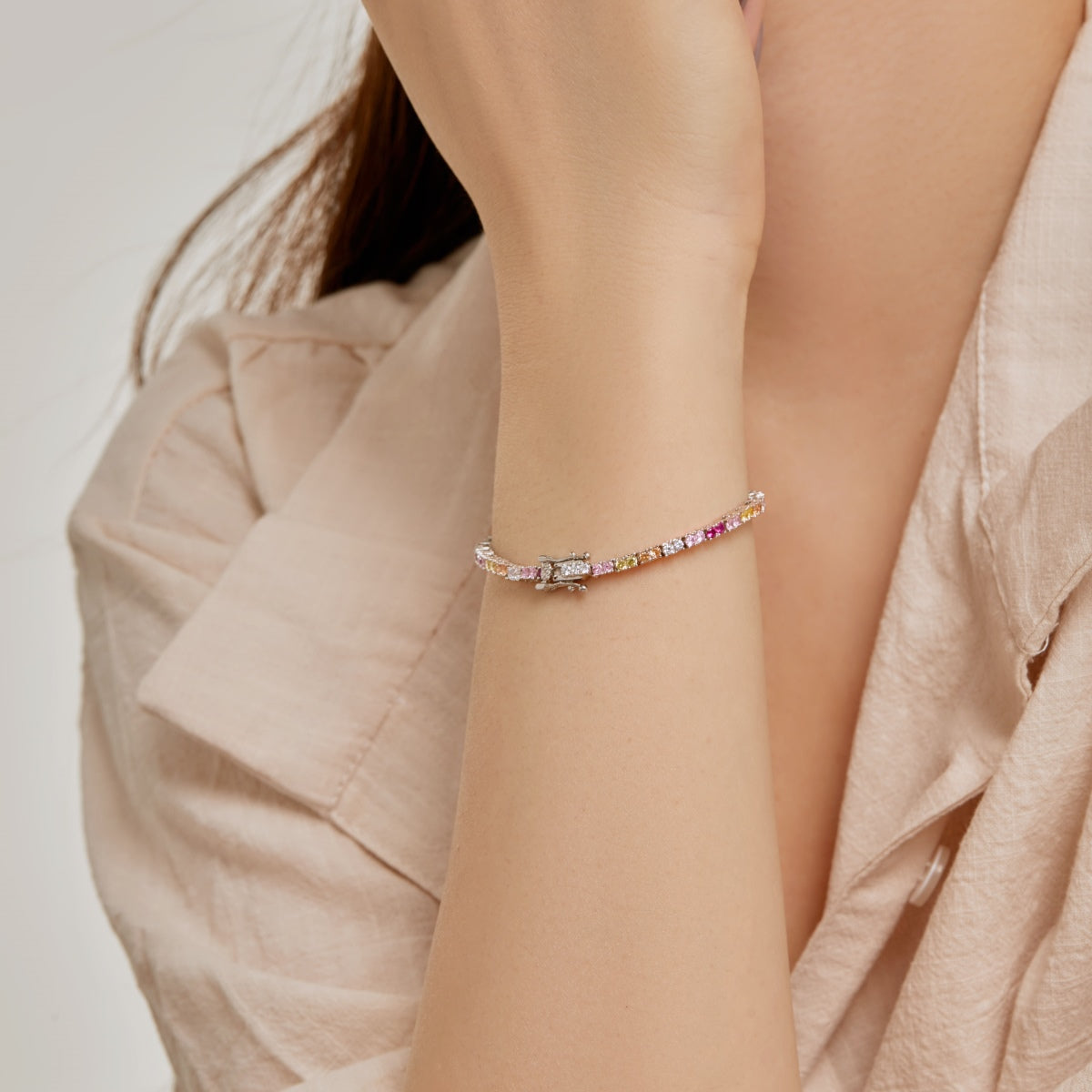 [Love Aura]Delicate Romantic Heart Shape Lover Bracelet