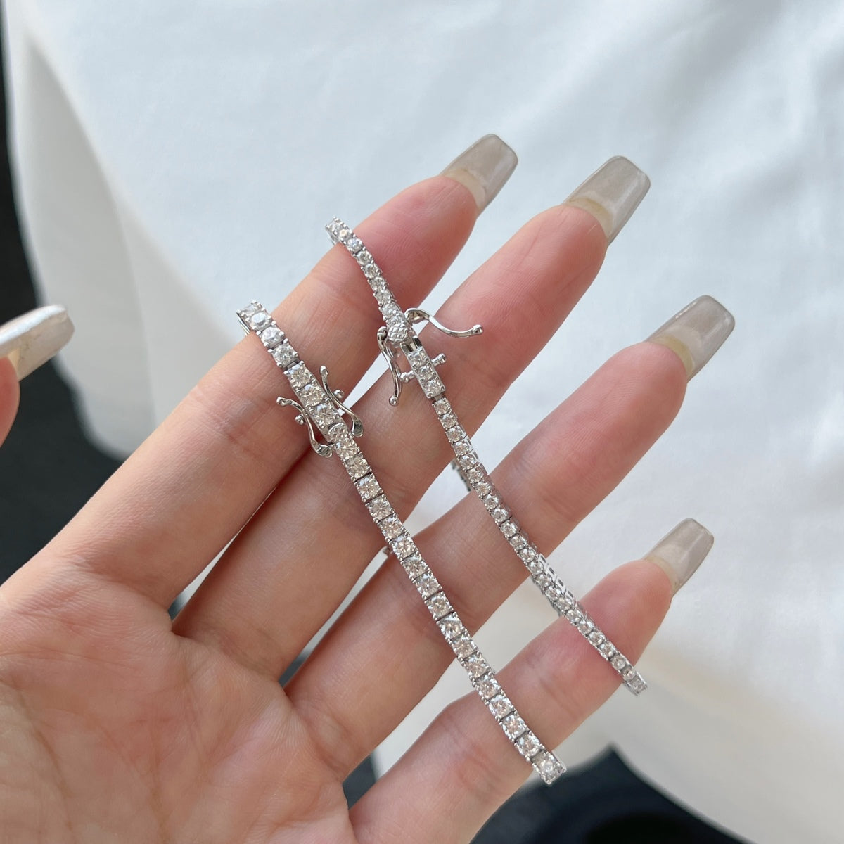 [Love Aura]Dazzling Exquisite Round Cut Daily Bracelet