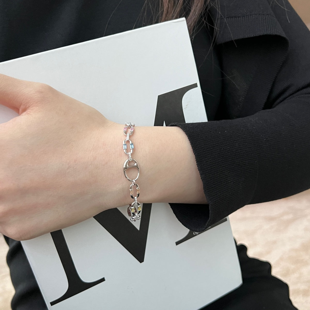 [Love Aura]Dazzling Colorful Daily Bracelet