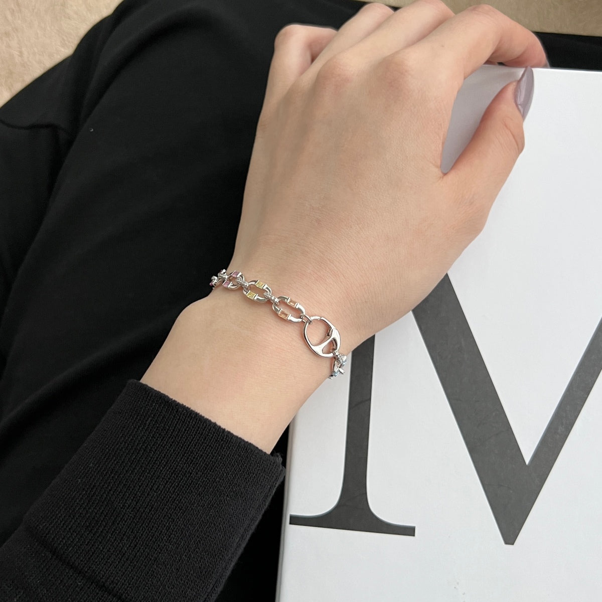 [Love Aura]Dazzling Colorful Daily Bracelet