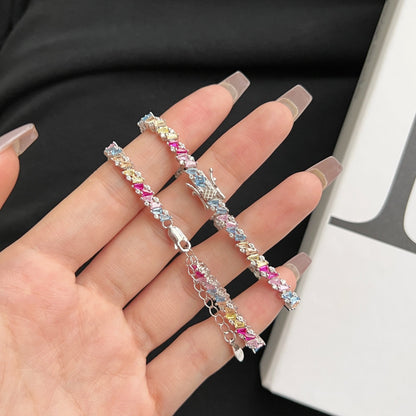 [Love Aura]Ornate Sparkling Multi Cut Party Bracelet