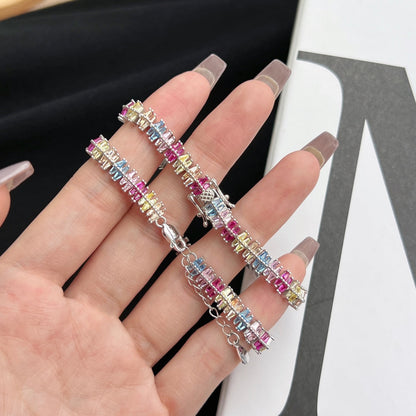 [Love Aura]Sparkling Exquisite Multi Cut Party Bracelet