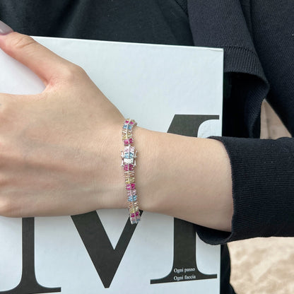 [Love Aura]Sparkling Exquisite Multi Cut Party Bracelet