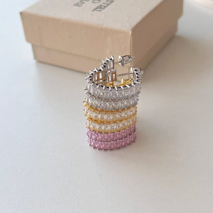 [Love Aura]Radiant Heart Cutout Earrings